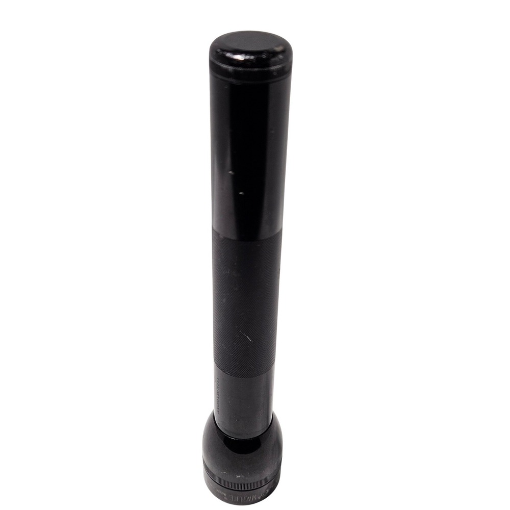 Maglite Flashlight Black 3 D Cell Heavy Duty Aluminum 12 Inch Works